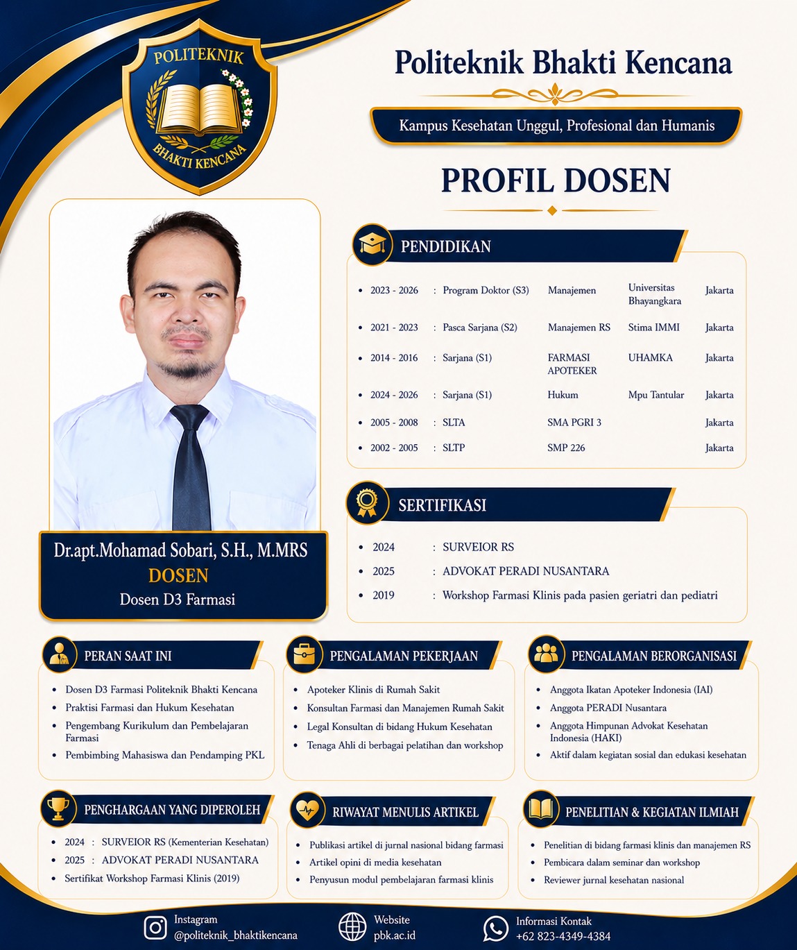 Seminar Mohamad Sobari Politeknik Bhakti Kencana